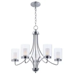 Maxim Lighting Mod 5-Light LED Chandelier - 3000K - 120V - Satin Nickel