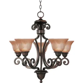Maxim Lighting Symphony 5-Light Chandelier - 120V - Oil Rubbed Bronze