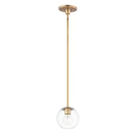 Maxim Lighting Branch 1-Light Mini Pendant - 120V - Natural Aged Brass
