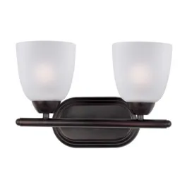 Maxim Lighting Axis 2-Light Bath Vanity Light - 120V - Oil Rubbed Bronze