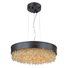 Maxim Lighting Mystic 30" Round LED Pendant - 3000K - 120V - Bronze