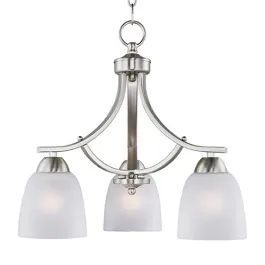 Maxim Lighting Axis 3-Light Chandelier - 120V - Satin Nickel
