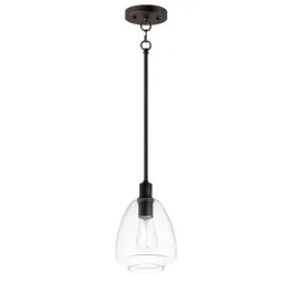 Maxim Lighting Babylon 1-Light Mini Pendant - 120V - Black