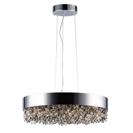 Maxim Lighting Mystic 24" Round LED Pendant - 3000K - 120V - Polished Chrome