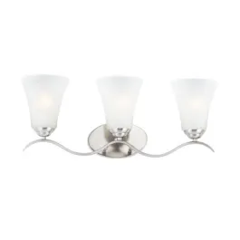 Maxim Lighting Vital 3-Light Bath Vanity Light - 120V - Satin Nickel
