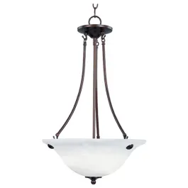 Maxim Lighting Malaga 3-Light Invert Bowl Pendant - 120V - Oil Rubbed Bronze