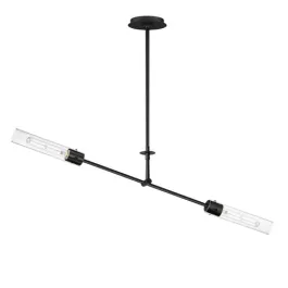 Maxim Lighting Equilibrium 2-Light Pendant - 120V - Black
