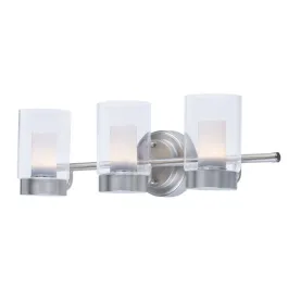 Maxim Lighting Mod 3-Light LED Vanity Light - 3000K - 120V - Satin Nickel