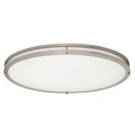 Maxim Lighting Linear LED Flush Mount - 3000K - 120-277V - Satin Nickel