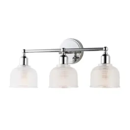 Maxim Lighting Hollow 3-Light Bath Vanity Light - 120V - Polished Chrome