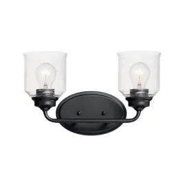 Maxim Lighting Acadia 2-Light Bath Vanity Light - 120V - Black