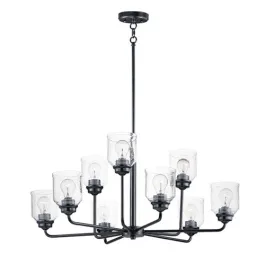Maxim Lighting Acadia 9-Light Chandelier - 120V - Black