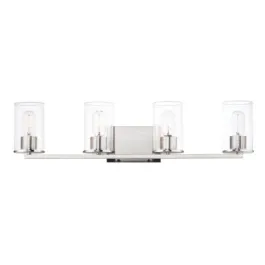 Maxim Lighting Sleek 4-Light Bath Vanity Light - 120V - Satin Nickel