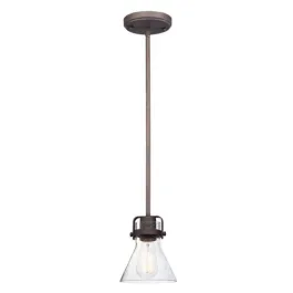 Maxim Lighting Seafarer 1-Light Mini Pendant - 120V - Oil Rubbed Bronze