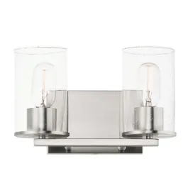 Maxim Lighting Sleek 2-Light Bath Vanity Light - 120V - Satin Nickel
