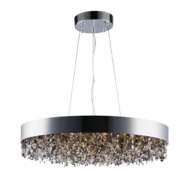 Maxim Lighting Mystic 30" Round LED Pendant - 3000K - 120V - Polished Chrome