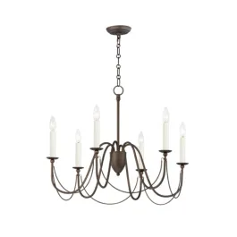Maxim Lighting Plumette 6-Light Chandelier - 120V - Chestnut Bronze