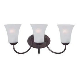 Maxim Lighting Logan 3-Light Bath Vanity Light - 120V - Oil Rubbed Bronze