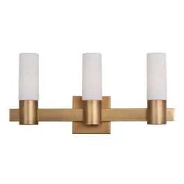 Maxim Lighting Contessa 3-Light Bath Vanity Light - 120V - Natural Aged Brass