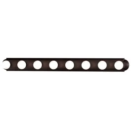 Maxim Lighting Essentials 8-Light Racetrack Vanity Light - 120V - Oil Rubbed Bronze