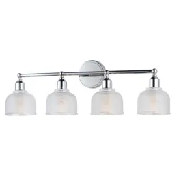 Maxim Lighting Hollow 4-Light Bath Vanity Light - 120V - Polished Chrome