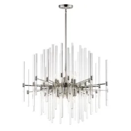 Maxim Lighting Divine 29" Chandelier - 120V - Polished Nickel