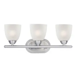 Maxim Lighting Axis 3-Light Bath Vanity Light - 120V - Satin Nickel