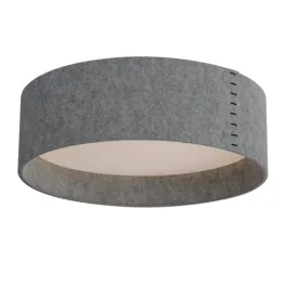 Maxim Lighting Prime Acoustic 32W 25" LED Flush Mount - 3000K - 2,000 Lumens - 120-277V - Gray