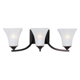 Maxim Lighting Aurora 3-Light Bath Vanity Light - 120V - Oil Rubbed Bronze