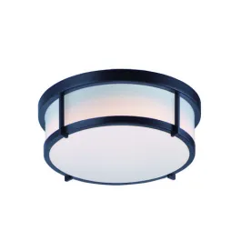 Maxim Lighting Rogue 13" LED Flush Mount - 3000K - 120-277V - Black