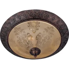 Maxim Lighting Symphony 2-Light Flush Mount - 120V - Oil Rubbed Bronze