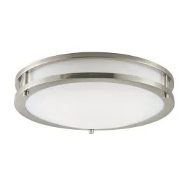 Maxim Lighting Linear LED 14" LED Flush Mount - 3000K - 120-277V - Satin Nickel