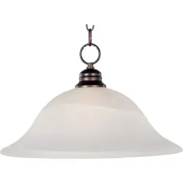 Maxim Lighting Essentials 16" 1-Light Pendant - 120V - Oil Rubbed Bronze