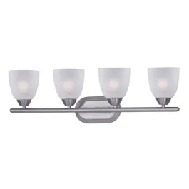 Maxim Lighting Axis 4-Light Bath Vanity Light - 120V - Satin Nickel