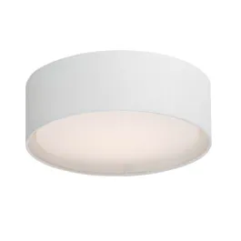 Maxim Lighting Prime 28W 20" LED Flush Mount - 3000K - 1,700 Lumens - 120-277V - White Linen