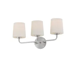 Maxim Lighting Bristol 3-Light Bath Vanity Light - 120V - Satin Nickel