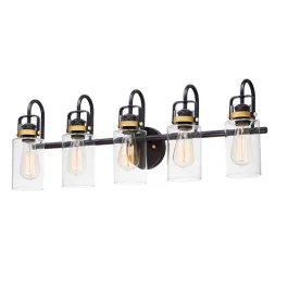 Maxim Lighting Magnolia 5-Light Bath Vanity Light - 120V - Bronze / Gold