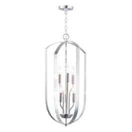 Maxim Lighting Provident 30" 6-Light Chandelier - 120V - Satin Nickel
