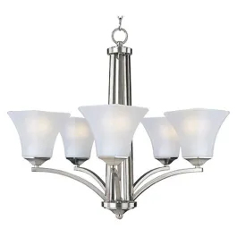 Maxim Lighting Aurora 5-Light Chandelier - 120V - Satin Nickel
