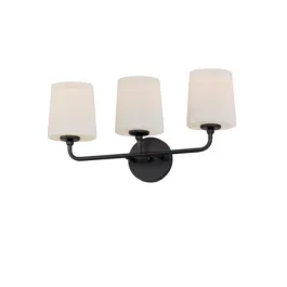 Maxim Lighting Bristol 3-Light Bath Vanity Light - 120V - Black