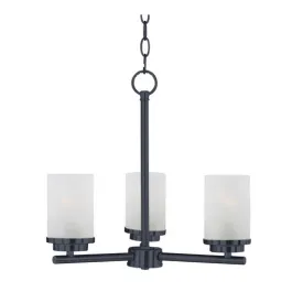Maxim Lighting Corona 3-Light Chandelier - 120V - Black
