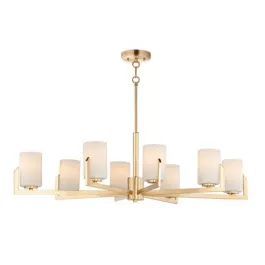 Maxim Lighting Dart 8-Light Chandelier - 120V - Satin Brass