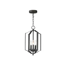 Maxim Lighting Provident 16" 3-Light Chandelier - 120V - Black