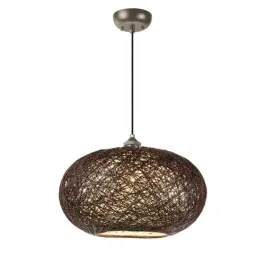 Maxim Lighting Bali 16" 1-Light Pendant - 120V - Chocolate
