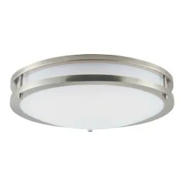 Maxim Lighting Linear LED 16" LED Flush Mount - 3000K - 120-277V - Satin Nickel