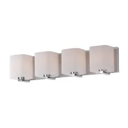 Maxim Lighting Wrap 4-Light Bath Vanity Light - 120V - Polished Chrome