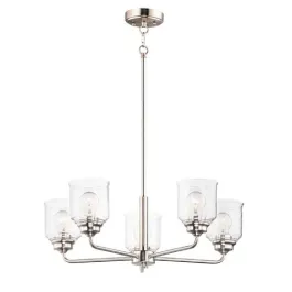 Maxim Lighting Acadia 5-Light Chandelier - 120V - Satin Nickel