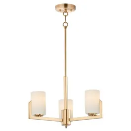 Maxim Lighting Dart 3-Light Chandelier - 120V - Satin Brass