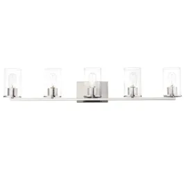 Maxim Lighting Sleek 5-Light Bath Vanity Light - 120V - Satin Nickel