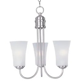 Maxim Lighting Logan 3-Light Chandelier - 120V - Satin Nickel